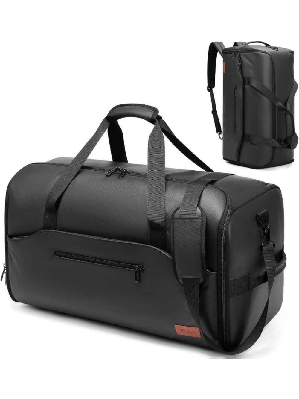 45L Convertible Garment Duffle Bag for Travel - 3-in-1 Hanging Suit Carrier